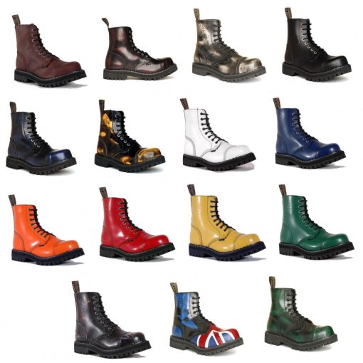 Steel Boots 8 lyukú acélbetétes bakancs