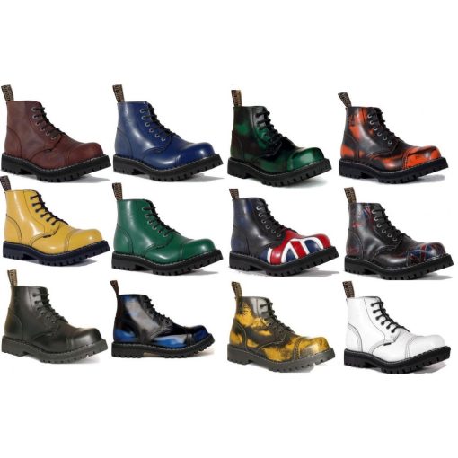 Steel Boots 6 lyukú acélbetétes bakancs