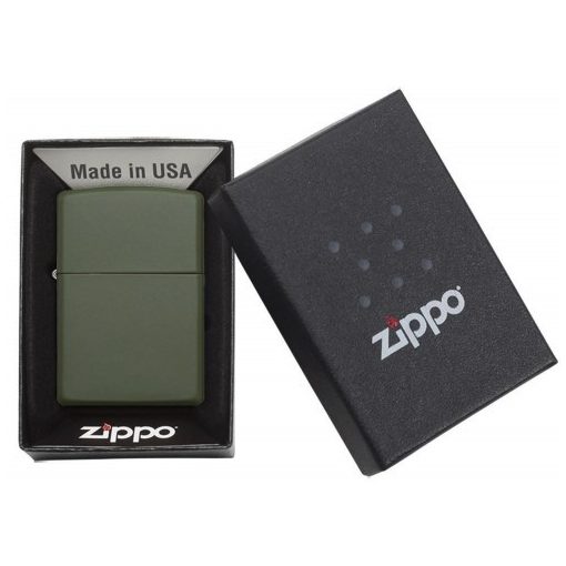 Zippo 221 benzines öngyójtó matt zöld