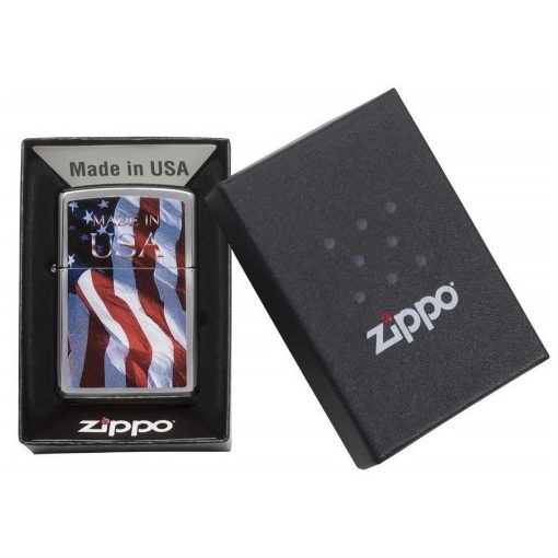 Zippo benzines öngyújtó Usa zászó