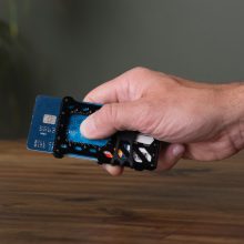 FMTR-01-R7 RFID blokkolós "pénztárca multiszerszám", fekete
