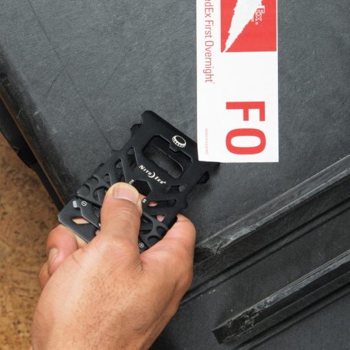 FMTR-01-R7 RFID blokkolós "pénztárca multiszerszám", fekete