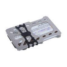 FMTR-11-R7 RFID blokkolós "pénztárca multiszerszám", ezüst