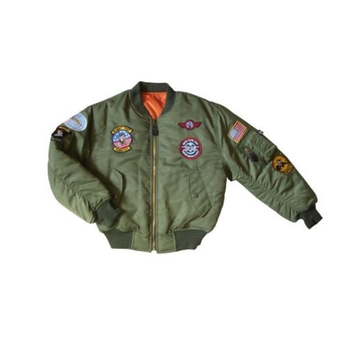 Mil-Tec Gyerek MA-1 bomber dzseki zöld