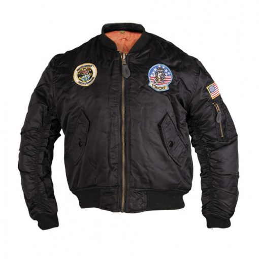Mil-Tec Gyerek MA-1 Bomber dzseki fekete