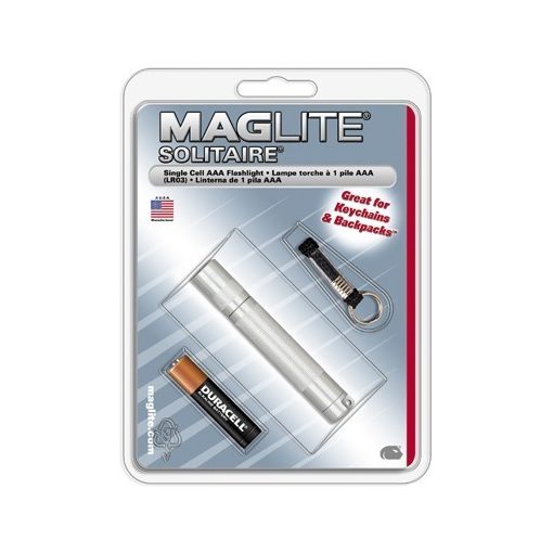 K3A106 Maglite Solitaire, ezüst (bl)