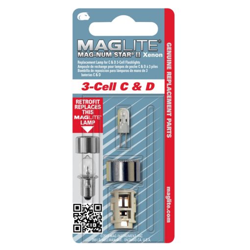 LMXA301 Maglite Xenon Magnum Star II pótizzó 3 C/D lámpákhoz (1db)
