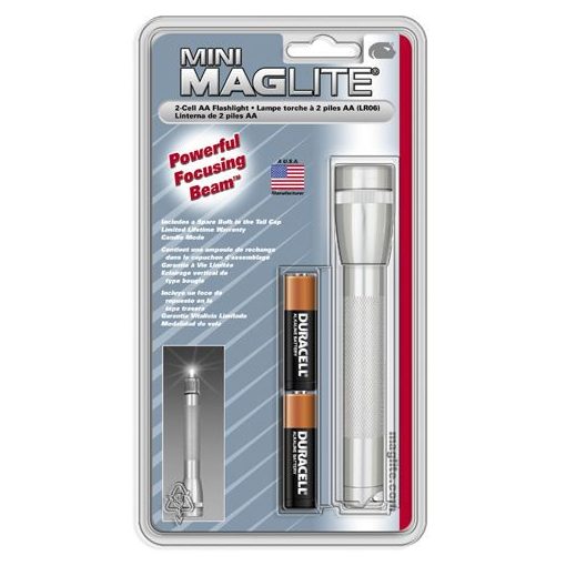 M2A10H Maglite Mini AA, ezüst (bl)