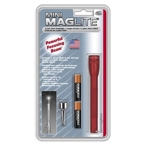 M3A036 Maglite Mini AAA, piros (bl)