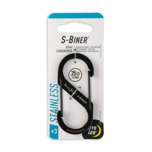 SB3-03-01 #3 S karabiner (max 11kg), fekete