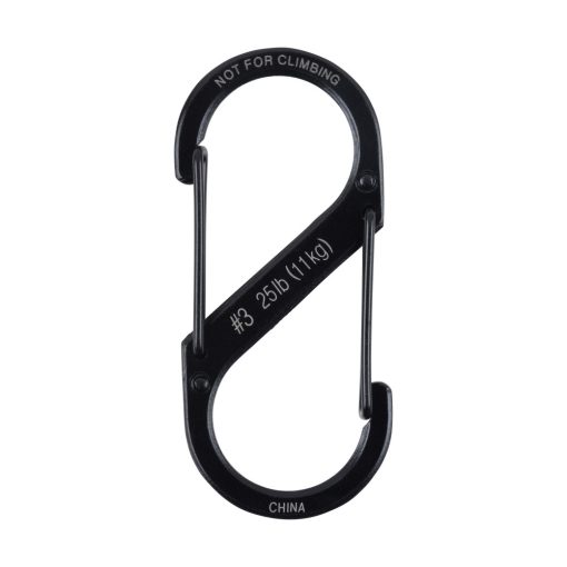 SB3-03-01 #3 S karabiner (max 11kg), fekete