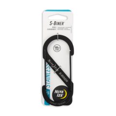 SB5-03-01 #5 S karabiner ( max 45kg), fekete