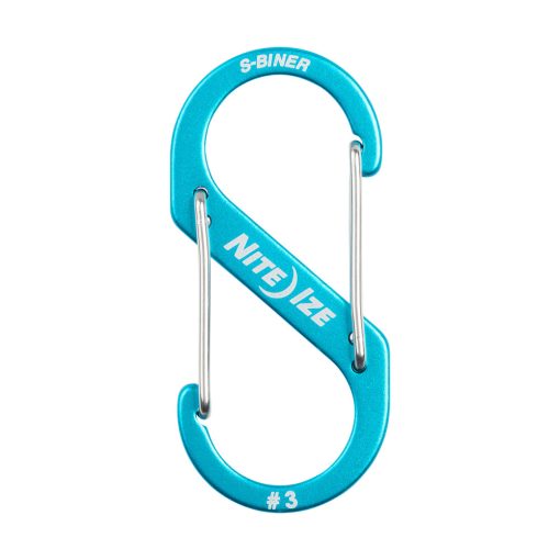 SBA3-03-R6 S-Biner® Alumínium S (dupla) Karabiner #3 - Kék