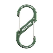 SBA3-08-R6 S-Biner® Alumínium S (dupla) Karabiner #3 - Olívzöld