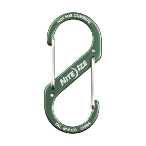 SBA3-08-R6 S-Biner® Alumínium S (dupla) Karabiner #3 - Olívzöld