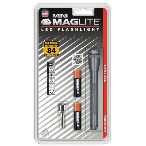 SP32096 Maglite Mini AAA LED elemlámpa, titánszürke (bl)