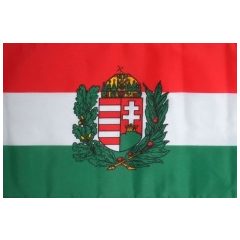 Magyarország babéros címeres zászló